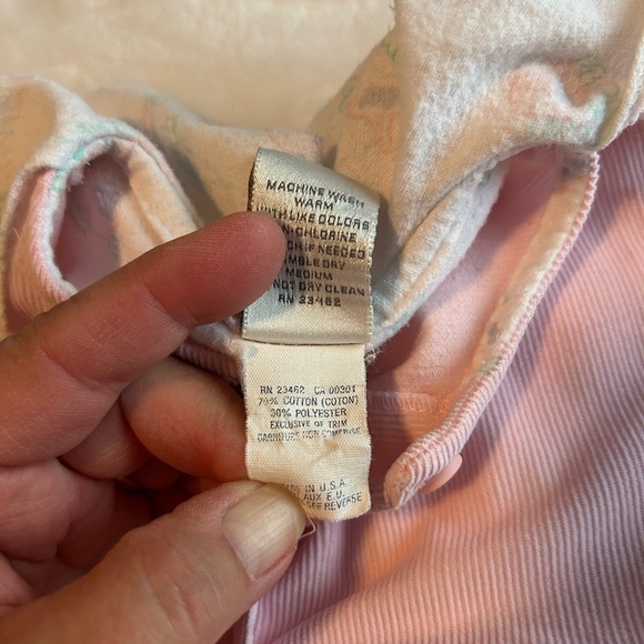 Pink Kids One Piece with Embroidered Design - Picture 3 of 7